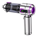 Aspirateur à Main Sans Fil Blossom 6000mAh Argent et Violet 4-en-1