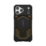 Funda para móvil Urban Armor Gear Monarch Pro Kevlar TPU schwarz grün MagSafe für iPhone 17/18 Pro Max