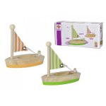 Voilier-jouet Eichhorn Sailing Boot bois flottant 2 pièces