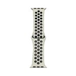 Bracelet remplacement silicone INNOVA Innstrap Band5 blanc-noir compatible Apple Watch