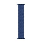 Bracelet INNOVA BAND7 Bleu Marine Nylon Tressé Compatible Apple Watch