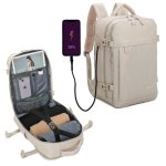 Mochila Raykong Cabina Impermeable 40x30x20cm 24 L Equipaje de mano Khaki