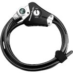 Cable Antirrobo Master Lock Python Ajustable 1,8 m Acero Negro