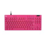 Clavier Logitech G Pro X TKL Rapid Magnétique AZERTY Rose