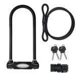 Master Lock XL Fietsslot met Stalen Kabel en Sleutel