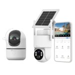 Pack Cámara Nivian 4G tarjeta SIM Exterior + Cámara IP Nivian 4G 2K Visión Nocturna Interior