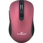 Ratón Bluestork Office 60 WL inalámbrico 1600 DPI negro y púrpura, 6 botones