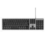 Tastiera Bluestork KB Mac Cablata Azerty Compatibile Mac Nero
