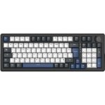 Teclado The G-lab KEYZ Elite 400 HE Gaming Magnético 96% RGB Negro y azul AZERTY