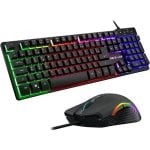 Pack Teclado y Ratón The G-lab Combo KRYPTON Gaming RGB AZERTY