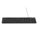 Clavier Bluestork Media Office Cablata Azerty Compatible Windows Noir