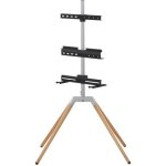 One For All Support TV Quadpod sur Pied 32 à 75" VESA 100x100 à 600x400 Max 35Kg