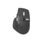 Souris WE Bluetooth et 2,4 GHz 4000 DPI noire, double molette