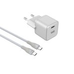 Chargeur WE GaN 65 W Power Delivery 3.0 avec cable USB-C 2 m