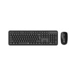Clavier + Souris WE Sans-fil Silencieux Noir Bluetooth USB AZERTY