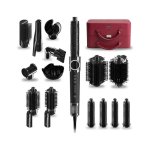 Modelador de pelo Cecotec AirGlam 14 en 1 1400 W con accesorios negro