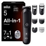 Maquina de cortar cabelo multifuncoes Braun AIO5520 sem fios 120min 14 comprimentos