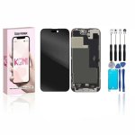 LCD-Display Vollständig KOMI iPhone 14 Pro Schwarz Mit Werkzeug und Kleber