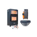 Calefactor de gas y eléctrico Bilake 4.200 W plegable