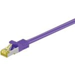 Netzwerkkabel Goobay RJ-45 CAT7 0,25 m S/FTP Lila
