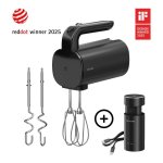 Batidora de mano ZWILLING XTEND Inalámbrica Negro 250 W 3 Velocidades