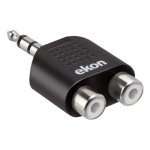 Cabo divisor de audio Ekon 3,5 mm RCA 100 mm
