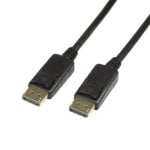 Cable DisplayPort LogiLink CV0074 5 m 4K oro macho macho