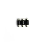 Adaptador de cabo de audio EKON ECVAD3RCAFF 3 x RCA femea Preto