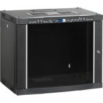 Rackschrank Ekivalan CEPA07U6045BL132 7U 19" Glastür 600 x 450 mm Schwarz