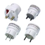 Adaptador de viagem universal Vivanco VVELTRAVCONNSETW branco 4 peças