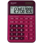 Calculadora Sharp EL-M335 Batería/Solar 10 dígitos Roja
