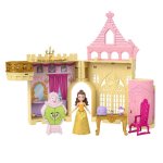 Casa de muñecas Mattel Disney Princesas Castillo apilable de Bella 29,7 cm