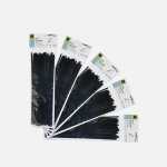 Abraçadeira FABRILAMP UTIL 2,5 x 150 mm preta, 100 unidades