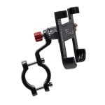 eWheel 8643-41 Supporto Smartphone Girevole 360º Nero Compatibile 55-95 mm