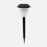 Pincho solar exterior Fabrilamp KIRA negro LED 50 lúmenes IP65
