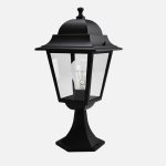 Wandlampe Spica Fabrilamp Alu Schwarz IP44 46 x 21,5 x 21,5 cm