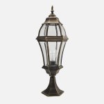 Applique FABRILAMP Becrux noir et or IP44 E27