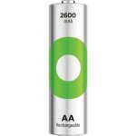 Pilas recargables GP AA NiMH 2600 mAh 4 unidades