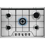 Piastra a gas Electrolux KGS7534XX 5 zone 74 cm acciaio inossidabile