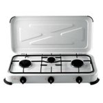 Placa de encimera DCG Eltronic EKP 2423 3 zonas Gas GLP