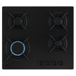 Table de cuisson AEG HKB64423NL 4 feux 60 cm verre noir