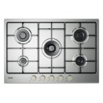 Placa de gas De'Longhi YLG 75 F 5 queimadores inox 75 cm