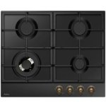 Piano cottura Amica PGA6101ApCb gas 4 fuochi 59 cm antracite