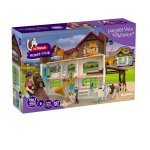 Set Giocattolo Schleich Horse Club 42785 Villa Lakeside e paddock Multicolore Plastica
