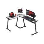 Bureau Huzaro Hero 6.0 d'angle en L blanc 1470 x 1120 mm