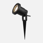 Espeto exterior FABRILAMP Clavos IP65 GU10 preto