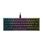 Clavier Corsair K65 RGB MINI mecanique 60% Cherry MX Red RGB Noir Francais