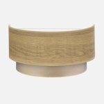 Applique murale FABRILAMP TANIA bois clair E27