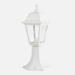 Borne exterieure Fabrilamp Albahaca blanche E27 IP44 41,5 cm
