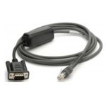 Cable Serial Zebra DB9 a RJ-45 2,13 m Negro Compatible con DS7708